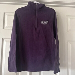 Rio Salado College Purple Fleece Pullover Quarter Zip MV Sport XS